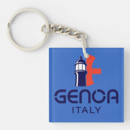 Genua Italië Europa Sleutelhanger