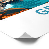 Genua Italië Reisprint Poster (Hoek)