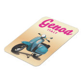 Genua Italië scooter Magneet (Linkerzijde)