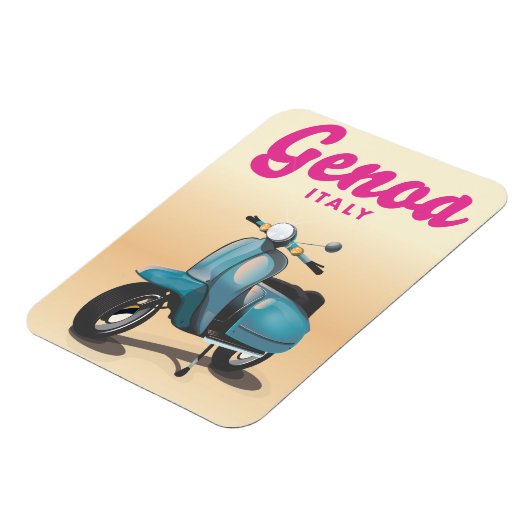 Genua Italië scooter Magneet (Linkerzijde)