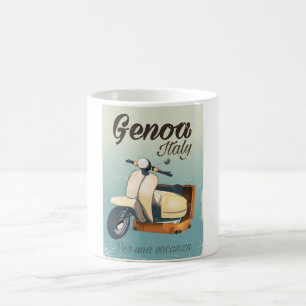 Genua Italië Voor een vakantie vintage poster Koffiemok
