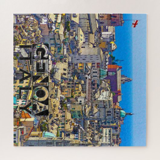 Genua Legpuzzel (Horizontaal)