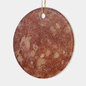 Genua Salami Texture Keramisch Ornament (Links)