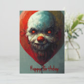 Genualiseerde verjaardagskaart bedankkaart (Staand voorkant)