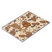 Genuine 100% Latte | Cowhide Coffee Aesthetic Notitieboek (Linkerzijde)