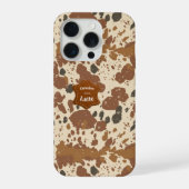 Genuine 100% Latte Mug | Cowhide Coffee Aesthetic iPhone Hoesje (Achterkant)