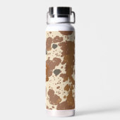 Genuine 100% Latte Mug | Cowhide Coffee Aesthetic Waterfles (Achterkant)