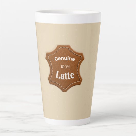 Genuine 100% Latte Neutral Pattern Mug Mok (Voorkant)