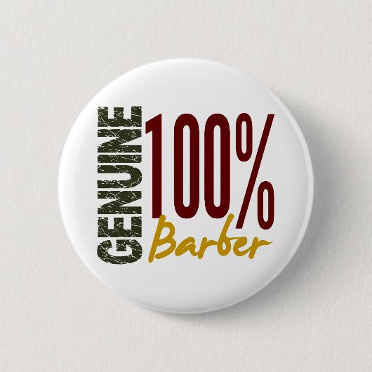 Genuine Barber Ronde Button 5,7 Cm (Voorkant)