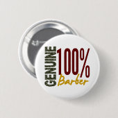 Genuine Barber Ronde Button 5,7 Cm (Voorkant /achterkant)