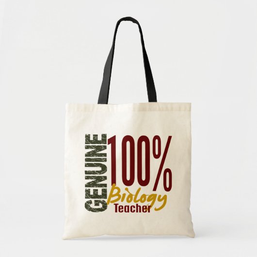 Genuine Biology-leraar Tote Bag (Voorkant)