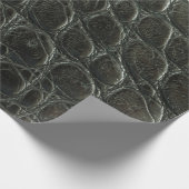 Genuine black alligator leather texture, close up  cadeaupapier (Hoek)