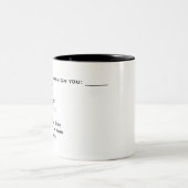 Genuine Boss's koffie-Mok Tweekleurige Koffiemok (Center)