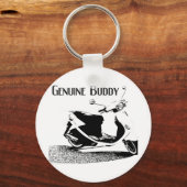Genuine Buddy Black Sleutelhanger (Voorkant)