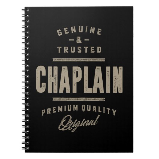 Genuine Chaplain Notitieboek (Voorkant)