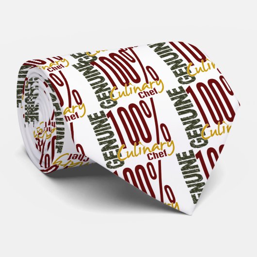 Genuine Culinaire Chef Stropdas (Opgerold)