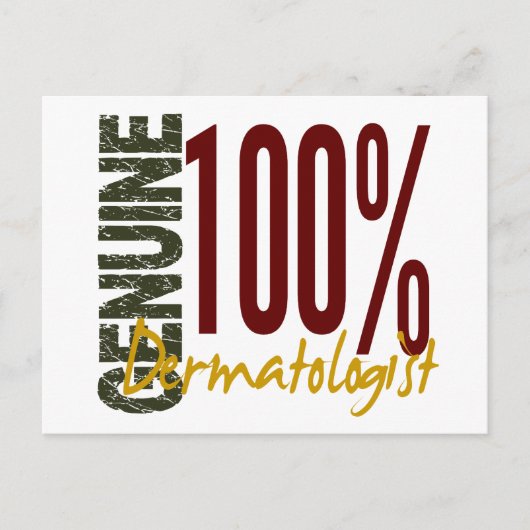 Genuine Dermatoloog Briefkaart (Voorkant)
