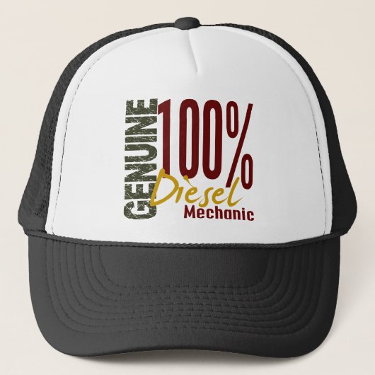 Genuine Diesel Mechanic Trucker Pet (Voorkant)