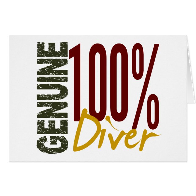 Genuine Diver (Voorkant Horizontaal)