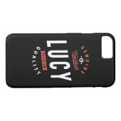 Genuine en Trusted Lucy Case-Mate iPhone Case (Achterkant (Horizontaal))