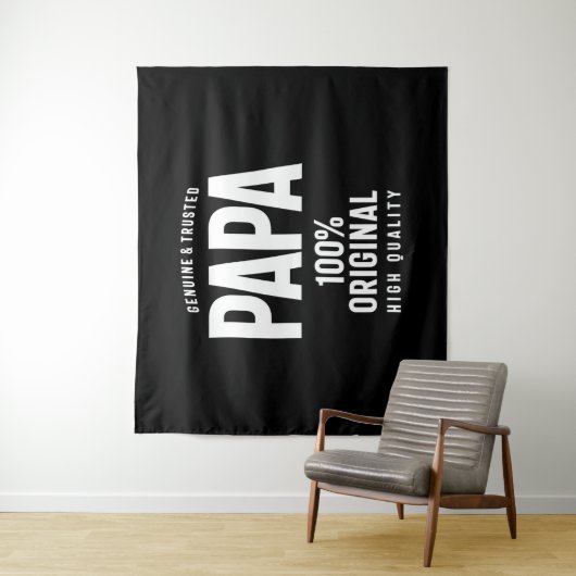 Genuine en Trusted Papa | Vader Gift Wandkleed (In situ)