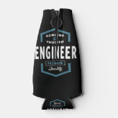 Genuine Engineer Gift Ideeën Flesjeskoeler (Achterkant)