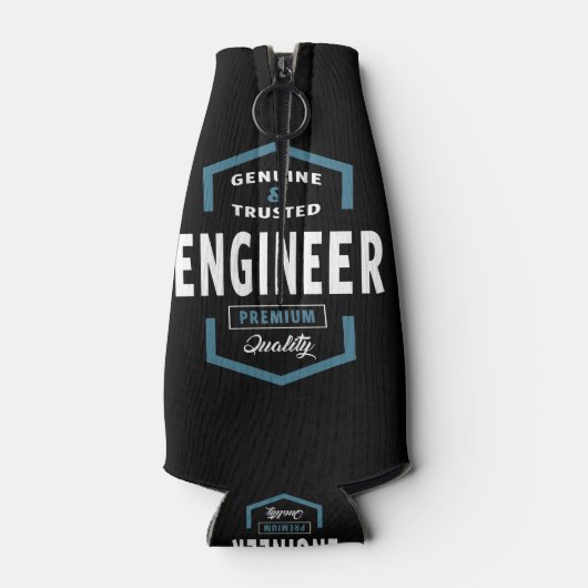 Genuine Engineer Gift Ideeën Flesjeskoeler (Achterkant)