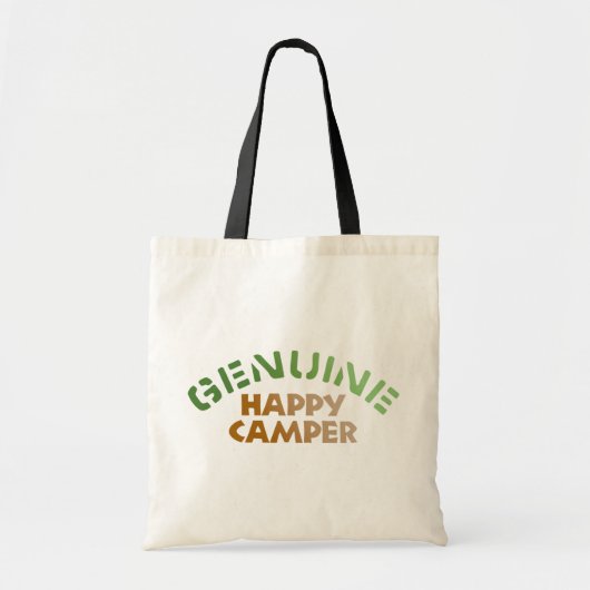 Genuine Happy Camper Tote Bag (Voorkant)