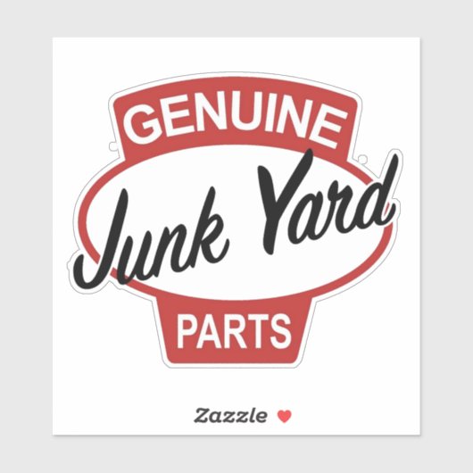 Genuine Junk Yard Parts Sticker (Vel)