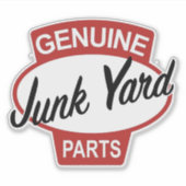 Genuine Junk Yard Parts Sticker (Voorkant)