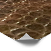 Genuine leather texture backgroundr close-up, embo poster (Hoek)