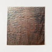 Genuine leather texture backgroundr close-up, embo wandkleed (Voorkant)