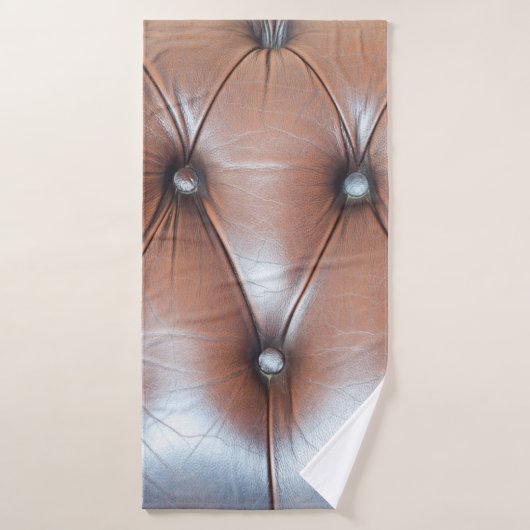 Genuine leather upholstery background,  luxury dec badhanddoek (Badhanddoek)