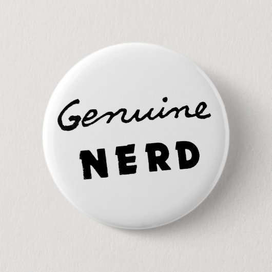Genuine Nerd Button (Voorkant)