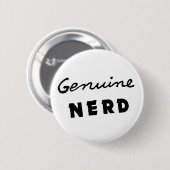 Genuine Nerd Button (Voorkant /achterkant)