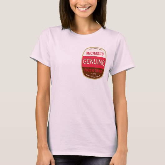 Genuine Organic Dames T-shirt (Voorkant)
