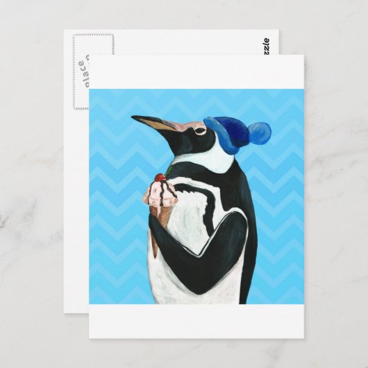 Genuine Penguin Briefkaart (Voorkant / Achterkant)