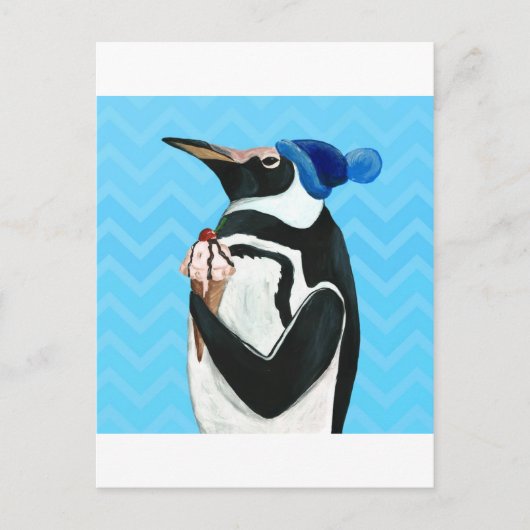 Genuine Penguin Briefkaart (Voorkant)