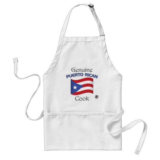 Genuine Puerto Rican Cook Standaard Schort (Voorkant)