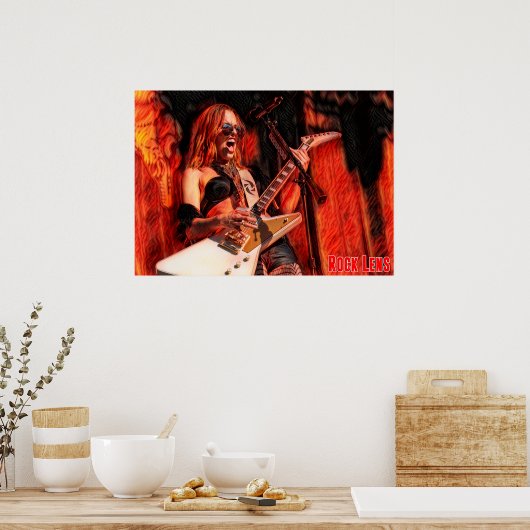 GENUINE ROCK LENS POTER POSTER (Keuken)