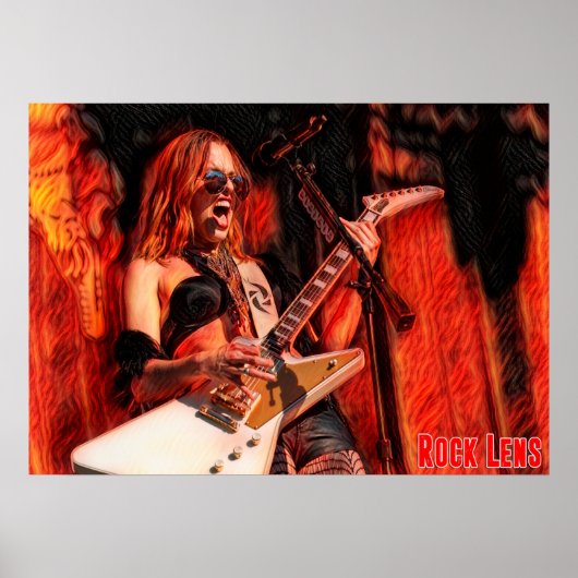 GENUINE ROCK LENS POTER POSTER (Voorkant)