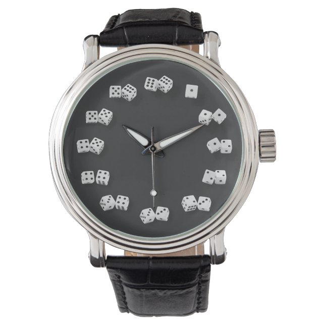Genummerd Dice Novelty Watch Horloge (Voorkant)