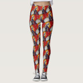 Genummerde en gekleurde achtballen, dames Leggings (Voorkant)