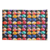 Genummerde en gekleurde oogbollen Kussensloop (Achterkant)