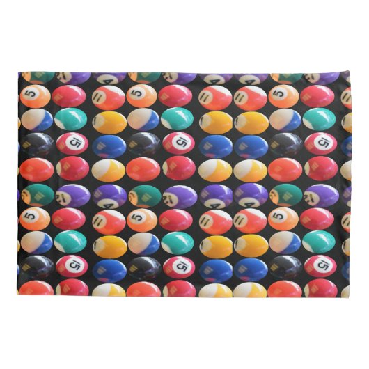 Genummerde en gekleurde oogbollen Kussensloop (Achterkant)