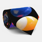 Genummerde en gekleurde oogbollen, Stropdas (Opgerold)