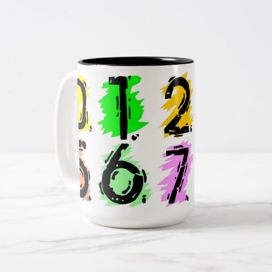 genummerde Mok (Voorkant links)