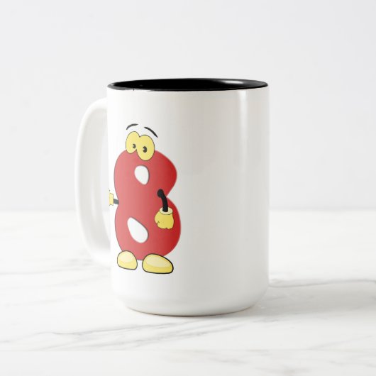 genummerde Mok (Voorkant links)