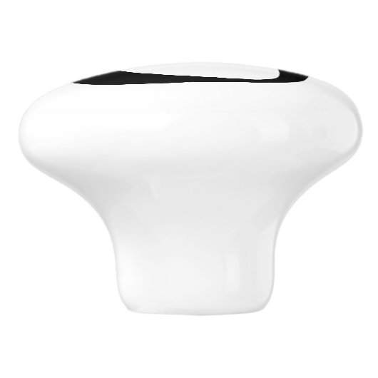 Genummerde papierpullen keramische knop (Zijkant)