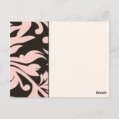 Genummerde tafelkaarten Weddenschappen Ontvangst R Briefkaart (Achterkant)